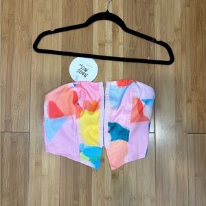 Princess Polly Multicolor Strapless Top